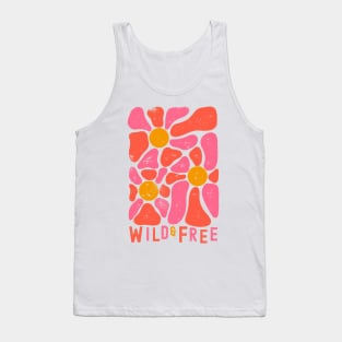 Hippie Wild & Free Boho Daisies Tank Top